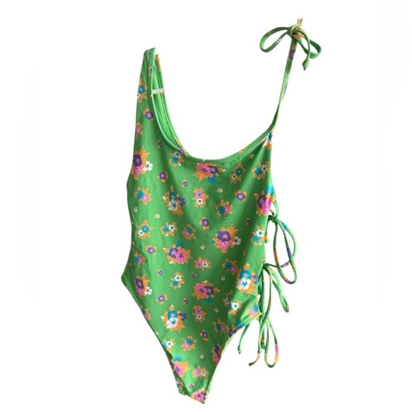 Frankies Bikinis Honey One Shoulder Cheeky One Piece Swimsuit - Picture 4 of 10